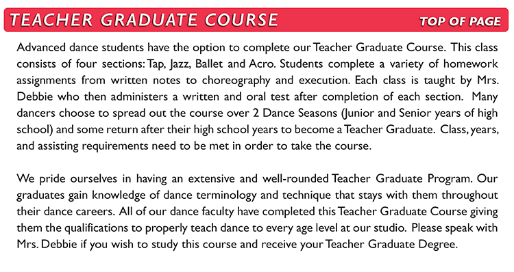Teacher Graduate Course